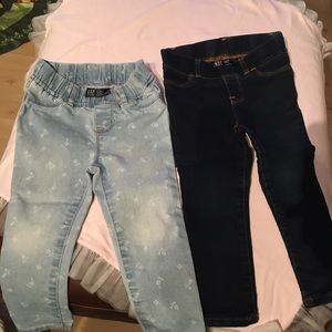 Gap 2 pairs of jeans, size “2 years”